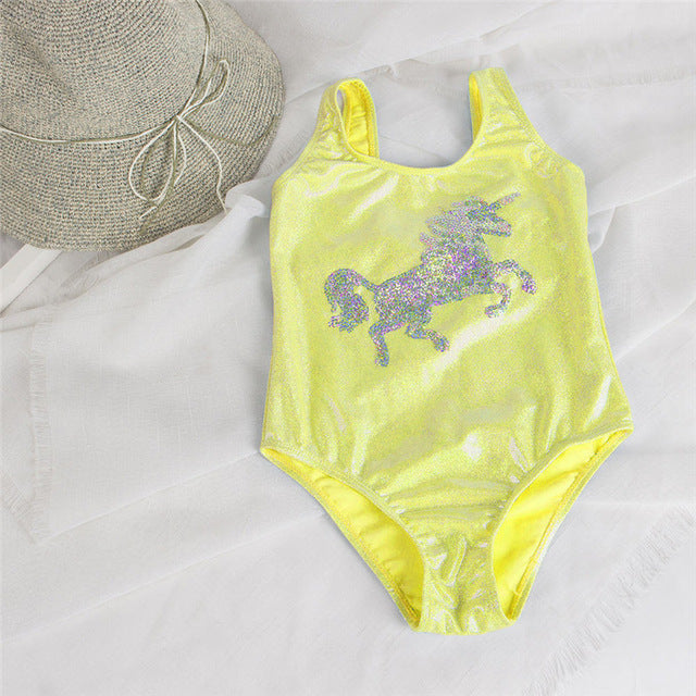 Unicorn One-Piece Swimsuit for Girls