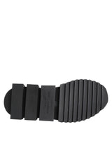 Dolce & Gabbana Black Grey Slip On Sorrento Sneakers Shoes