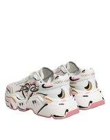 Dolce & Gabbana Multicolor Hand Painted DAYMASTER Sneaker Shoes