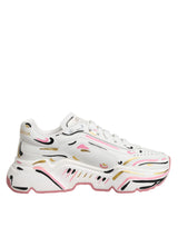 Dolce & Gabbana Multicolor Hand Painted DAYMASTER Sneaker Shoes