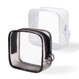 LYroo Small Makeup Bag Clear Mini Makeup Zipper Pouch Makeup Bag Small Cosmetic Bag for Purse Essentials Items Women Coin Purse Aesthetic Stuff（2 Pack