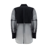 Brunello Cucinelli Black Cotton Pattern Shirt