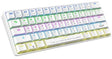 Armaggeddon MBA-61R White Wireless Bluetooth Mechanical Keyboard 61 Blue Keys