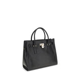 Michael Kors Black Calf Leather Bos Taurus Shoulder Bag