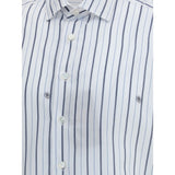 Etro White Cotton Pattern Shirt