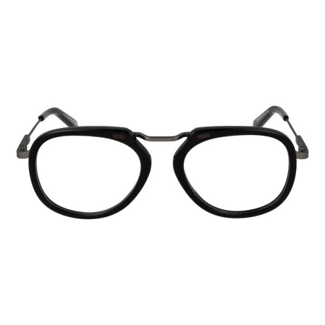 Ermenegildo Zegna Black Metal Glasses (Frames)