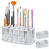 BY ALEGORY Acrylic Nail Art Tool Organizer Storage for Storing Pro Beauty Finger Nailcare Art Kit Tools Makeup Display Case Refillable Container Holder Organization (2)