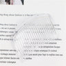 23-Tooth Plastic Hair Comb for DIY Hair Accessories