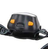 3W Waterproof COB Headlamp for Hiking and Camping