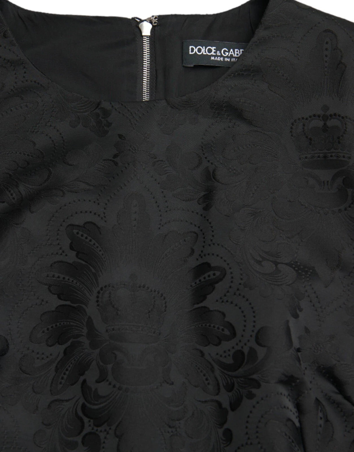 Dolce & Gabbana Black Sleeveless Bodycon A-line Mini Dress