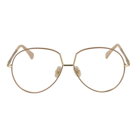 Max Mara Beige Metal Glasses (Frames)