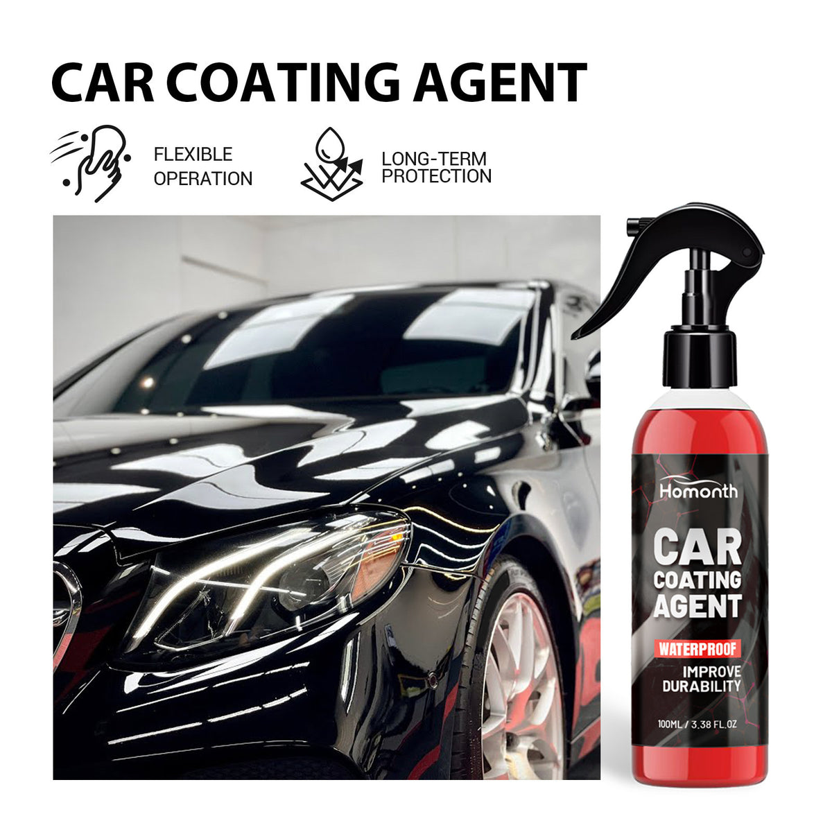 Homonth Car Coating Agent for Paint Care and Repair