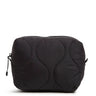 Vera Bradley Womens Featherweight Medium Cosmetic Makeup Organizer Bag Black One Size