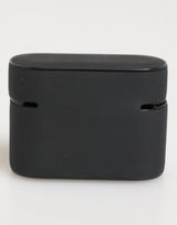 Dolce & Gabbana Black White Rubber Embossed Logo Accessory Airpods Case