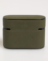 Dolce & Gabbana Army Green Rubber Logo Embossed Accessory  Airpods Case