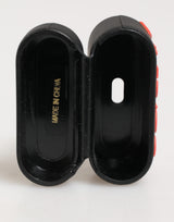 Dolce & Gabbana Black Orange Rubber Logo Embossed Accessory Airpods Case