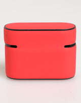 Dolce & Gabbana Red PVC DG Logo Embossed Men Flip Holder  Airpods Case