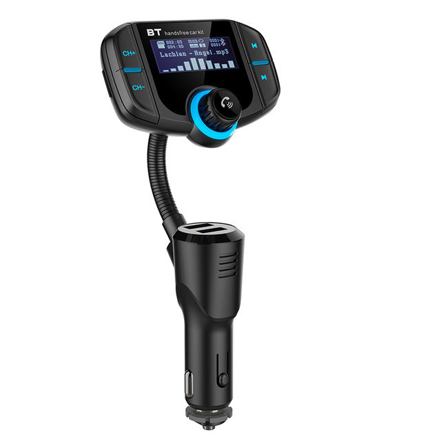 Bluetooth FM Transmitter Car Adapter with Fast Charger