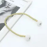 1pc Faux Pearl Magnetic Curtain Tie Back - Home Decor