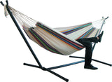 Thickened Wide Canvas Indoor Camping Hammock for 1-2 People