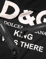 Dolce & Gabbana Black Cotton Sleeveless Tank Top DG Logo Men T-shirt