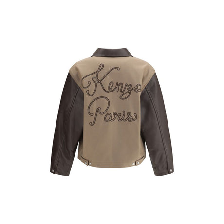 Kenzo Brown Leather Jacket