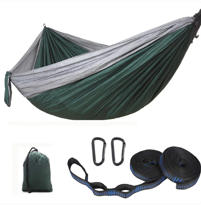 Outdoor Double Camping Hammock - 210T Parachute Nylon