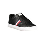 Tommy Hilfiger Black Polyester Men Sneaker