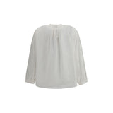 Forte_Forte White Cotton Blouse