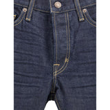 Tom Ford Blue Cotton Straight-Leg Jeans