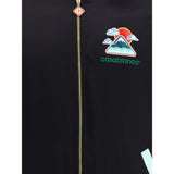 Casablanca Black Viscose Bomber