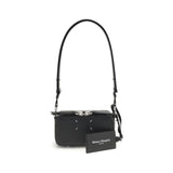 Margiela Black Calf Leather Bos Taurus Shoulder Bag