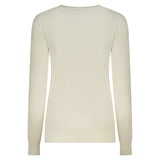 Guess Jeans Bianco Viscosa Women's Long-Sleeved T-Shirt