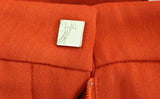 Versace Collection Red Pants Cropped 3/4 Short Nude Capri Pants