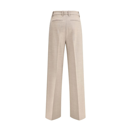 True Royal Beige Wool Casual Pants