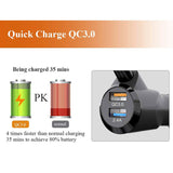 Bluetooth FM Transmitter Car Adapter with Fast Charger
