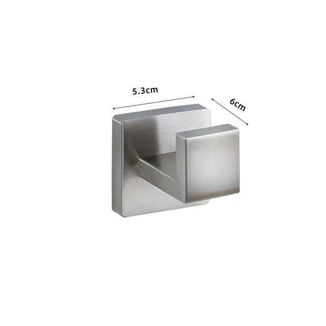 Wall-Mounted Stainless Steel Bathroom Hardware Set