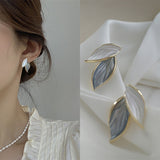 Simple Leaf Earrings for Women - Party Accessories