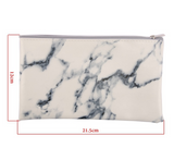 10-Piece Marble Pattern Makeup Brush Set