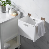 Wall-Mounted Laundry Basket with Multifunctional Storage