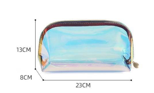 Symphony Laser Half-Circle Travel Cosmetic Bag