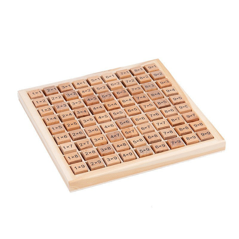 Wooden Educational Multiplication Table Toy for Kids