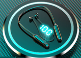 Wireless Neckband Bluetooth Headphones with Battery Display