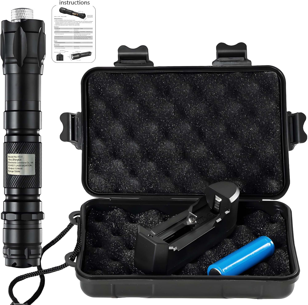Flashlight for Indoor Outdoor Camping Hiking Emergency Light Rechargeable Set