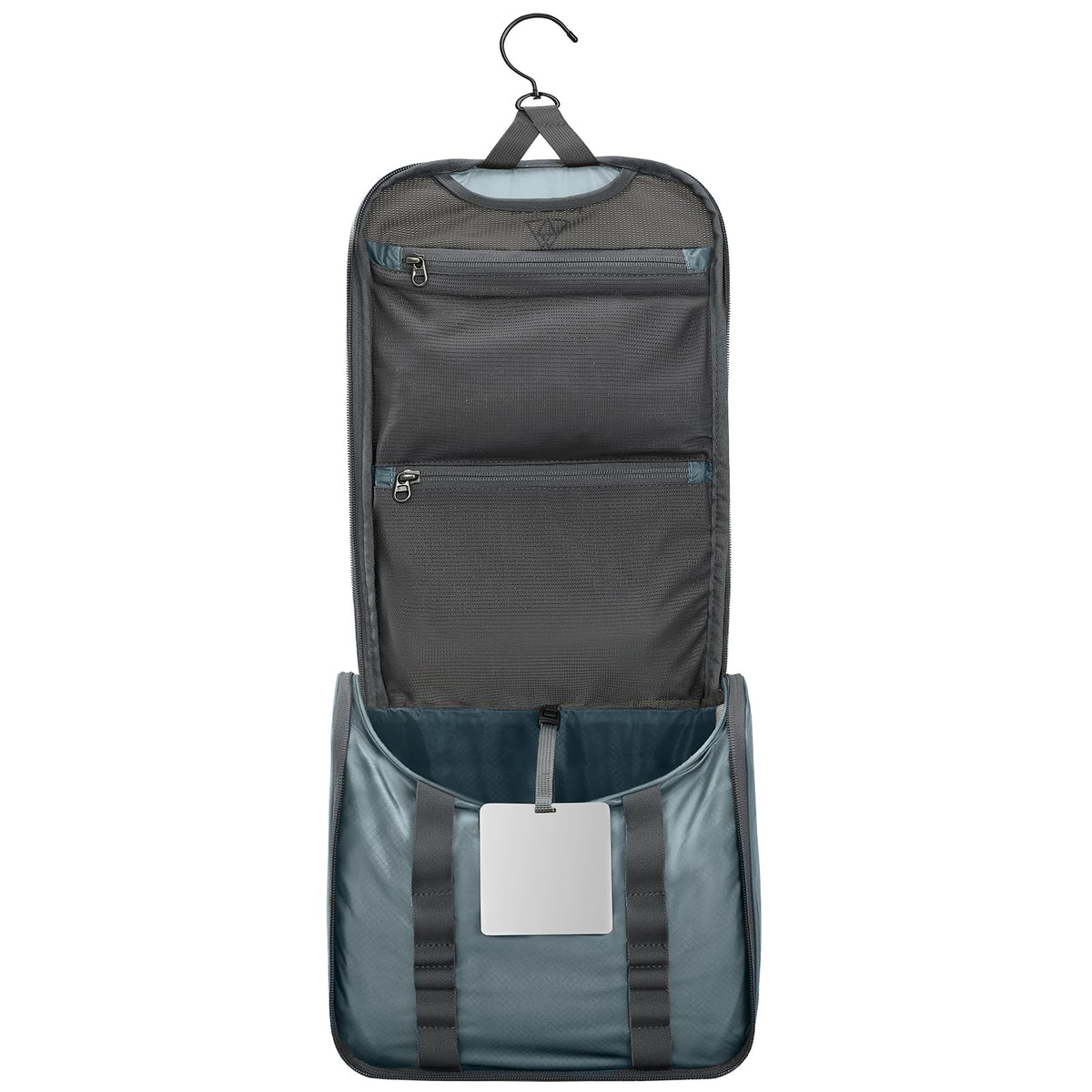 Haimont Ultralight Toiletry Bags for Travel Men Women Lightweight Hanging Toiletries Organizer Traveling Cosmetic Kit with Shatterproof Mirror for Gym Water-Resistant Grey
