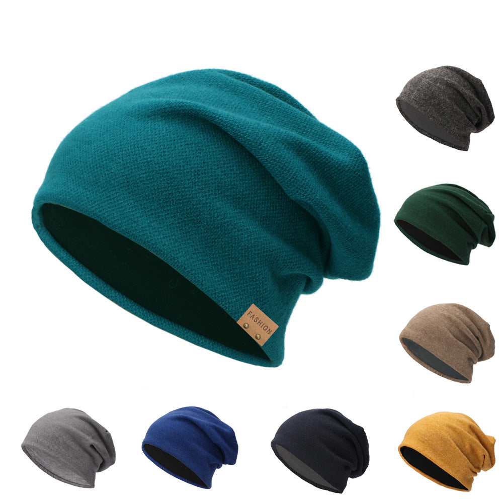 Three-Color Women's Knitted Outdoor Hat