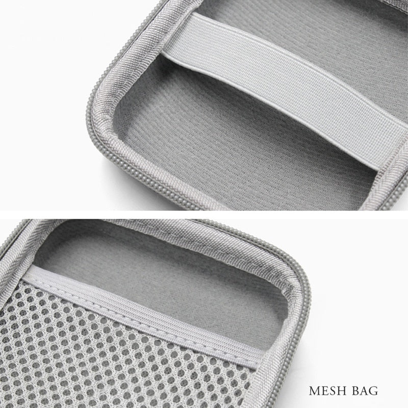 Portable Multifunctional Earphone and Cable Storage Bag