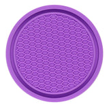 Creative Honeycomb Car Cup Holder Mat with Rhinestones