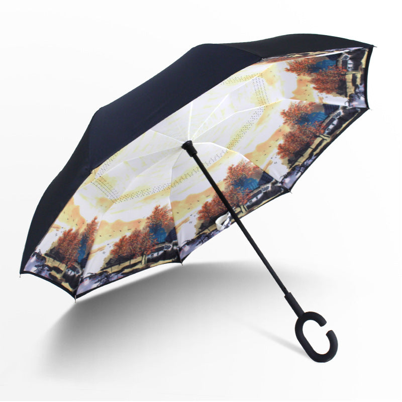 Reverse Umbrella for Car and Sun Protection