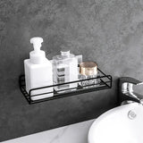1pc Wrought Iron Bathroom Shelf for Shower Gel Storage